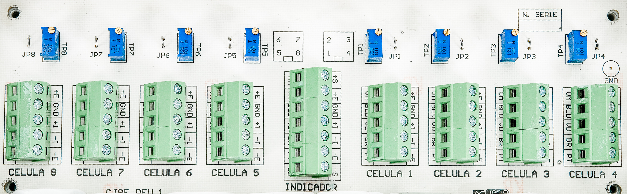 CAIXA DE JUNÇÃO COM PLACA PARA 08 CÉLULAS - Imagem 2